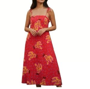 House of Harlow 1960 Pink and Yellow Patterned Garment